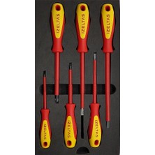 İzeltaş 1000V İzoleli Elektrikçi Tornavida Seti 6 Parça Dayanıklı Yapı ile Güvenli Kullanım