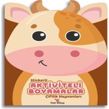 Stickerli Aktivite ve Boyamalar Çiftlik Hayvanları
