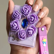 Bontexs Kadın Kişisel Bakım Makyaj Tazeleme, Çanta Süsü, Hediyelik  Anahtarlıklı  Ayna Silikon Bilek Askısı  Anahtarlık