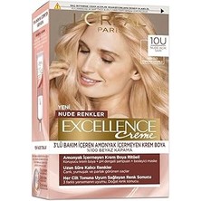 SHC4200 L'oreal Paris Excellence Creme Nude Renkler Saç Boyası - 10U Nude Açık Sarı