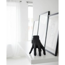 Kaia Life 3D Siyah El Biblo 27X22 cm Iddialı Ev Dekorasyonu