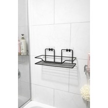 Feyza Design Pratik 3'lü Yapışkanlı Banyo Raf Askısı Seti, Şık ve Kullanışlı Tasarım