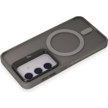 Epilons Galaxy S24 Flet Lens Magsafe Kapak - Gri