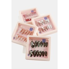 Osense Yaricci Taşlı Takma Tırnak