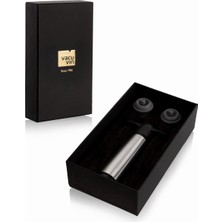 Braventa Collection Vacu Vin Şarap Koruyucu Paslanmaz Çelik Hediye - Şarabınızı Taze ve Keyifli Tutun - Açılmış Şişeleri