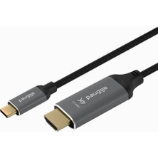 Hype Store Paugge USB C To HDMI Kablo - 4K60Hz, Hdr, Hdcp 2.3, Thunderbolt 5/4/3, Dex Mode, 2 Metre (CHD20B-PRO