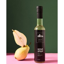 Alta Naturel Organik Fermente Armut Sirkesi Katkısız Cam Şişe  - 250 ml