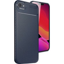 LTG Nova Iphone 16E Kılıf Auto Focus Karbon Kapak - Lacivert