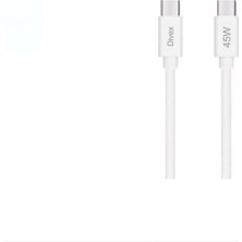 Hype Store Type-C To Type-C Şarj Kablosu - 45 W 2 Metre, Hızlı Şarj ve Veri Aktarımı, Güçlü ve Dayanıklı, Usb-C