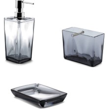 Feyza Design 3 Parça Banyo Seti, Şık ve Pratik Temizlik Için Mükemmel Seçim