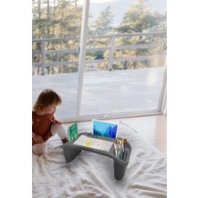 Hype Store Plastik Hobi, Çalışma Masası Laptop Sehpası Gri