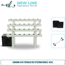 Newline Ekonomik Yatay Topraksız Fide Yetiştirme Merkezi - Beyaz