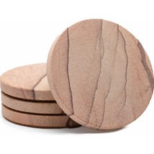 Hype Store Thirstystone Cinnabar Markası, Çok Renkli Tamamen Doğal Kumtaşı-Çeşitli Desenlere Sahip Dayanıklı Ta