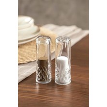 Feyza Design Şık 2'li Akrilik Tuzluk Seti, 11 Cm, Modern ve Kullanışlı Tasarım