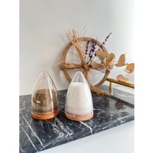 Feyza Design Ahşap Detaylı 2'li Tuzluk ve Karabiberlik Takımı, Şık ve Fonksiyonel