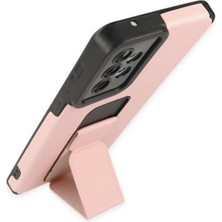 Zenvia  Samsung Galaxy A33 5g Kılıf Mega Standlı Silikon - Pudra ZNV-MRK10346