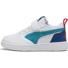 Puma Rebound V6 Lo Ac Çocuk Beyaz Sneaker