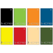 Hype Store A4 Spiralli Okul Defteri 8’li Set – 4 Çizgili + 4 Kareli – 72 Yaprak (144 Sayfa)