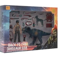 Kaia Life Kadın Figürlü Dinozor Set-Mega