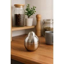 Feyza Design Paslanmaz Çelik Tuzluk ve Biberlik Seti, Şık ve Dayanıklı Tasarım