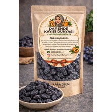 Darende Kayısı Dünyası Jumbo Kara Üzüm (1 Kg) – Doğal, Katkısız Kuru Üzüm