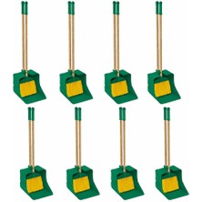 Omnisoft Uctm ECS301 Endüstriyel Çöp Faraş Süpürge Seti Yeşil 8 Adet