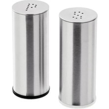 Feyza Design Paslanmaz Çelik Tuzluk ve Karabiberlik, 7 Cm, 2 Parça, Şık ve Dayanıklı