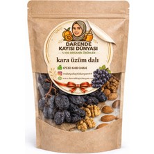 Darende Kayısı Dünyası Kara Üzüm Dallı 500 Gram