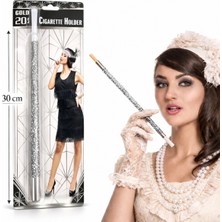 Ecoport Gümüş Payetli Sigara Tutacağı