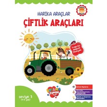 Boyama Zamanı Harika Araçlar – Çiftlik Araçları Seviye 3 (4-5 Yaş)