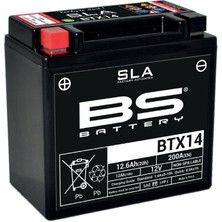 BS Battery Bs BTX14 Sla 2013-2017 Triumph Tiger 1050 Sport Uyumlu Akü Jel Akü