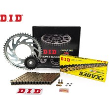 Did-Jt 2007-2014 Triumph Tiger 1050 Uyumlu Zincir Dişli Set Gold (Sarı) Renk