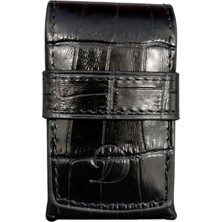 S.t. Dupont Crocodile Siyah Deri Ligne 2 Çakmak Kılıfı