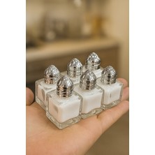 Feyza Design 6'lı Mini Kare Baharatlık Set, 20 Ml, Şık ve Pratik Tasarım