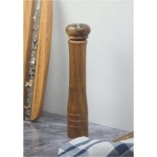 Feyza Design Akasya Baharat Öğütücü ve Tuzluk Seti, 25 Cm, Şık ve Kullanışlı Mutfak Aksesuarı