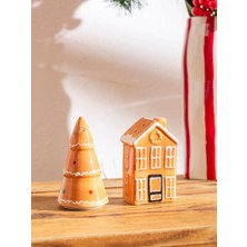 Feyza Design Renkli Baskılı Seramik Tuzluk ve Biberlik Takımı, Şık ve Kullanışlı Set