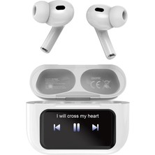 SARVONA Asonic AS-TWS6S Beyaz Mobil Telefon Uyumlu Bluetooth 5.4V Ekranlı Tws Mikrofonlu Kulaklık