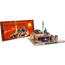 Umbum Mevlana Camii 3D Karton Puzzle Yapboz Mevlana Müzesi Makasyapıştırıcı Gerekmez