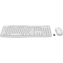 SARVONA Logitech 920-010089 MK295 Kablosuz Beyaz Klavye Mouse Set