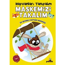 Beyaz Panda Yayınları Maskemizi Takalım - Hayvanları Tanıyalım - 30 Sevimli Hayvan Maskesi