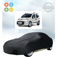 AUTOES Fiat Fiorino 2018 Uyumlu Branda Araba Brandası Oto Branda Siyah