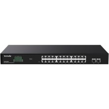 SARVONA Tenda TEG2226F 24 Port 10-100-1000 + 2 Port Sfp Switch Cloud Yönetilebilir Çelik Kasa Switch