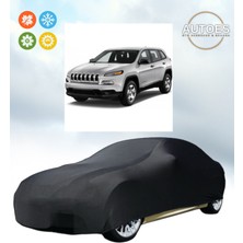 AUTOES Jeep Cherokee Td Limited 2015 Uyumlu Branda Araba Brandası Oto Branda Siyah