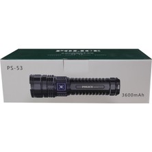 SARVONA Police Ps-53 Zoom, Powerbank Özellikli Şarjlı El Feneri