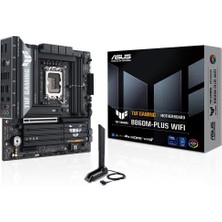 SARVONA Asus Tuf Gaming B860M-PLUS Wifi 8800MHZ Oc Ddr5 Soket 1851 M.2 Usb4 HDMI Dp Matx Anakart