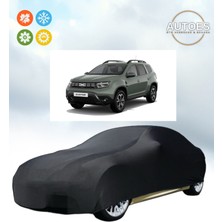 AUTOES Dacia Duster 2023 Uyumlu Branda Araba Brandası Oto Branda Siyah
