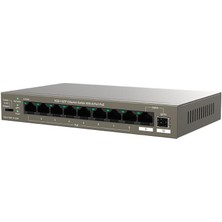 SARVONA Tenda TEG1110PF-8-120W 9 Port 8 Port Poe+ 10-100-1000 Switch + 1 Port Uplink + 1 Port Sfp