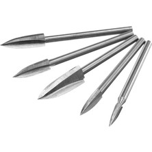 ROX Wood 3 mm Oyma Freze Seti 5 Parça (Dremel Uyumlu)