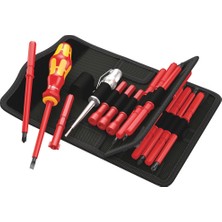 WERA Kraftform Kompakt VDE 18 İzoleli Tornavida Takımı