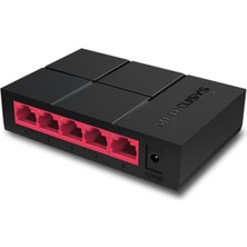 SARVONA Tp-Link Mercusys MS105G 5 Port 10-100-1000 Mbps Switch Plastik Kasa